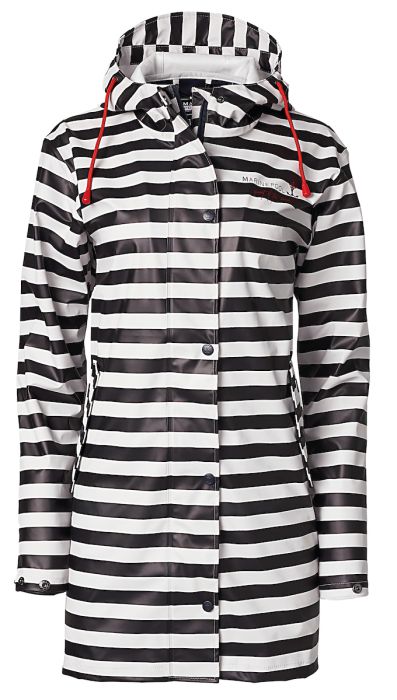Anika Striped Raincoat Women