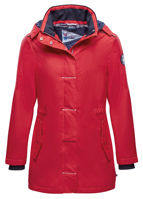 barbour seafield waterproof jacket red