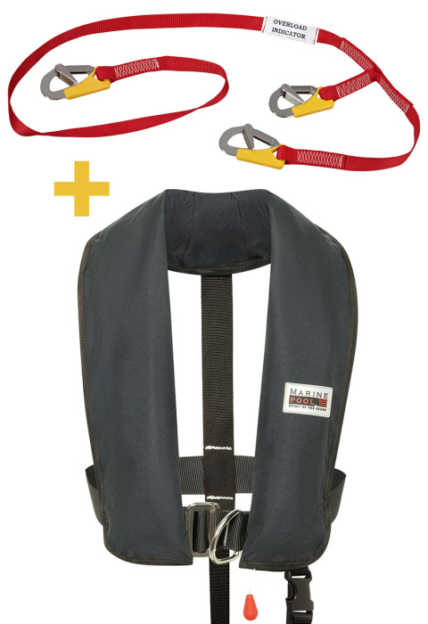 150N Classic ISO Lifejacket LB HR incl. Safetyline