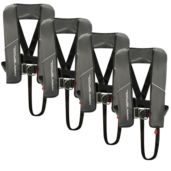 180N Racer ISO Lifejacket LB UML Set of 4