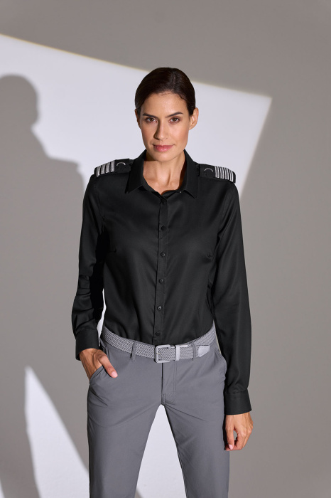 MP Pilot Blouse Noniron Women long