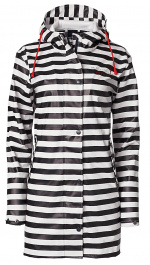 Anika Striped Raincoat Women Marinepool.com