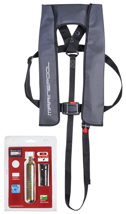 180N Racer ISO Lifejacket WB UML Set inkl. recharge